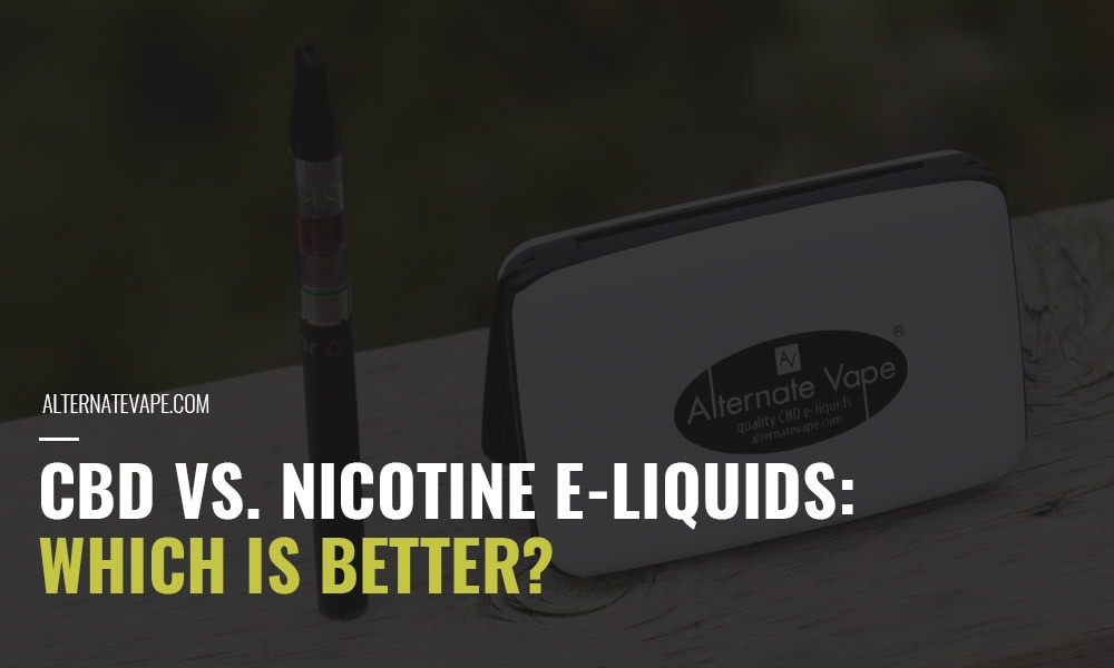 cbd vs nicotine e-liquid